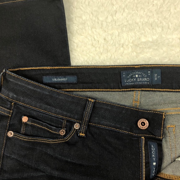 🚫SOLD eBay🚫 Lucky Brand • Lolita Boot Dark Jeans - Picture 6 of 8